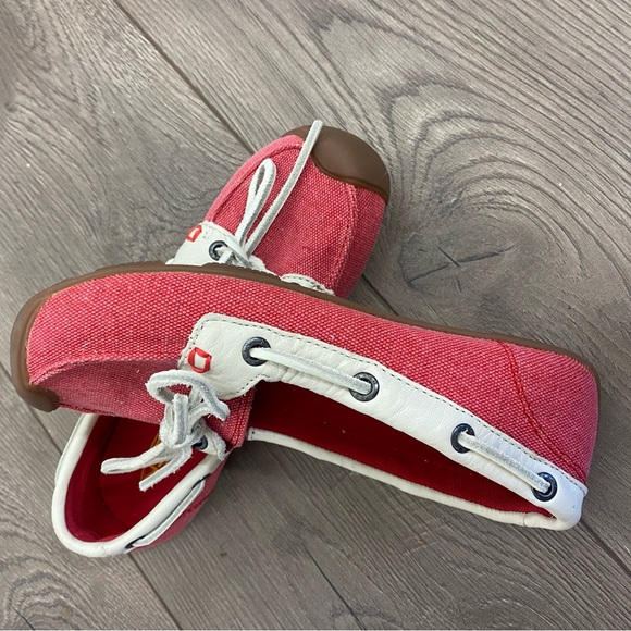 NEW KEEN CATALINA Women Canvas Boat Shoe 5 EUR 35 Leather Trim Comfort Nautical - Picture 7 of 13
